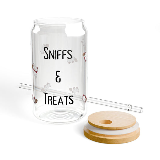 Sniffs & Treats Glass Tumbler