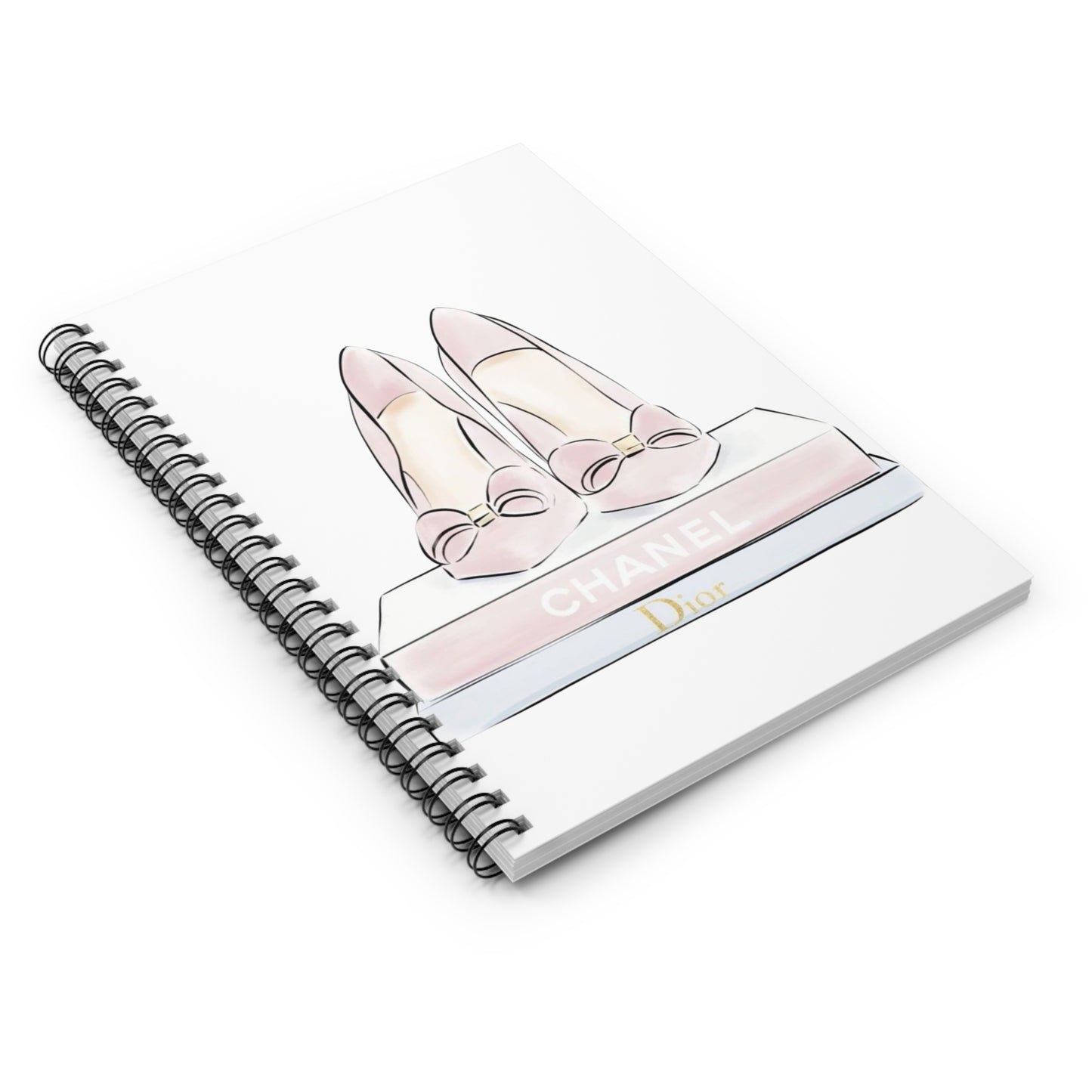 Designer Shoes Spiral Notebook