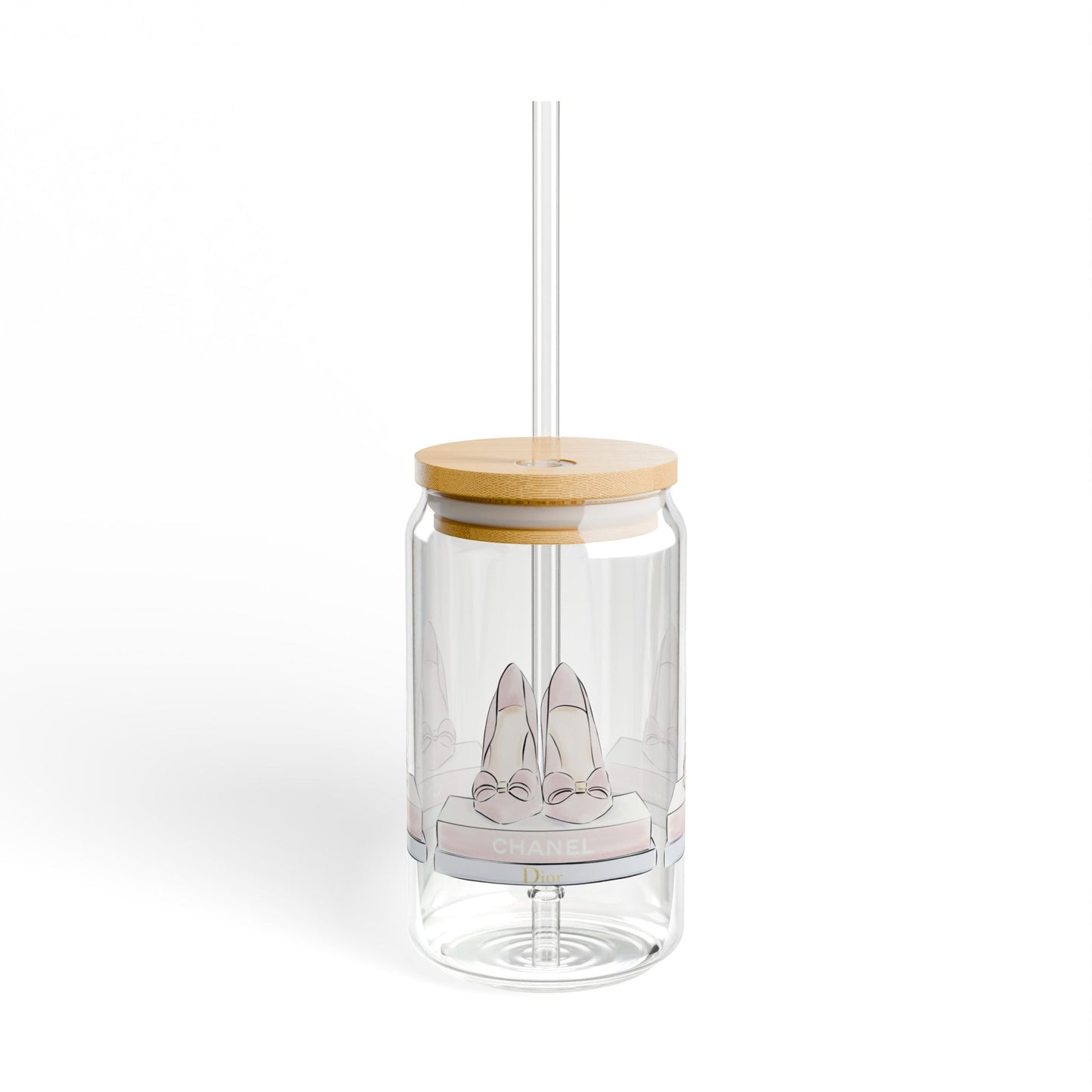 Designer Shoes Glass Tumbler