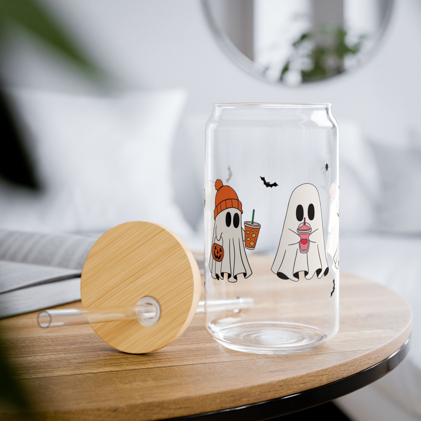 Ghoulish Glow Glass Tumbler