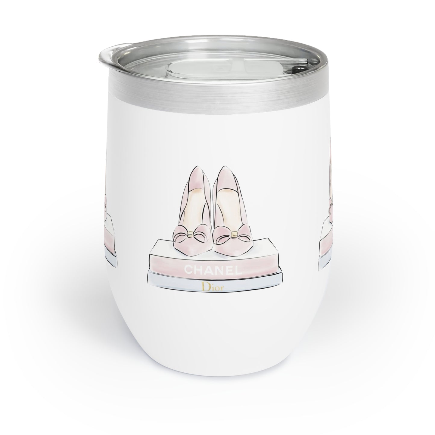 Designer Shoes Wine Tumbler