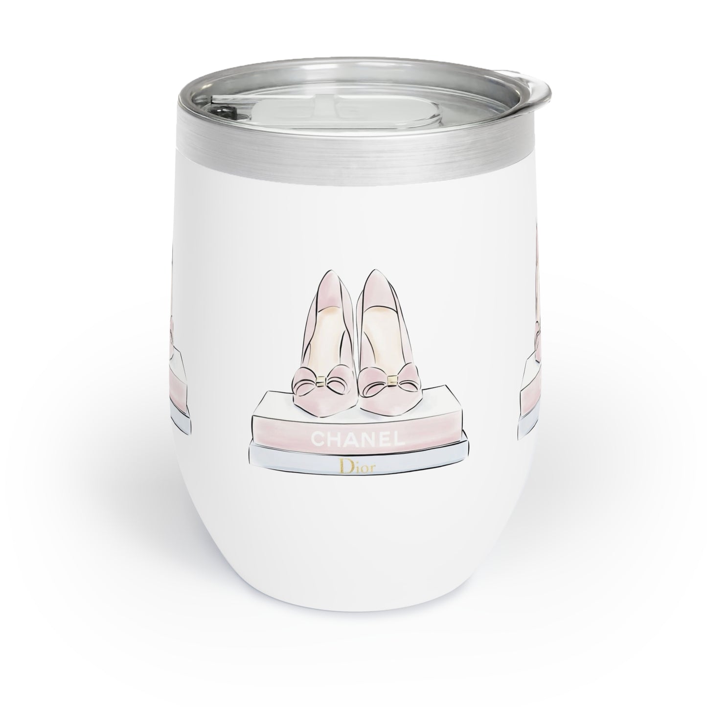 Designer Shoes Wine Tumbler