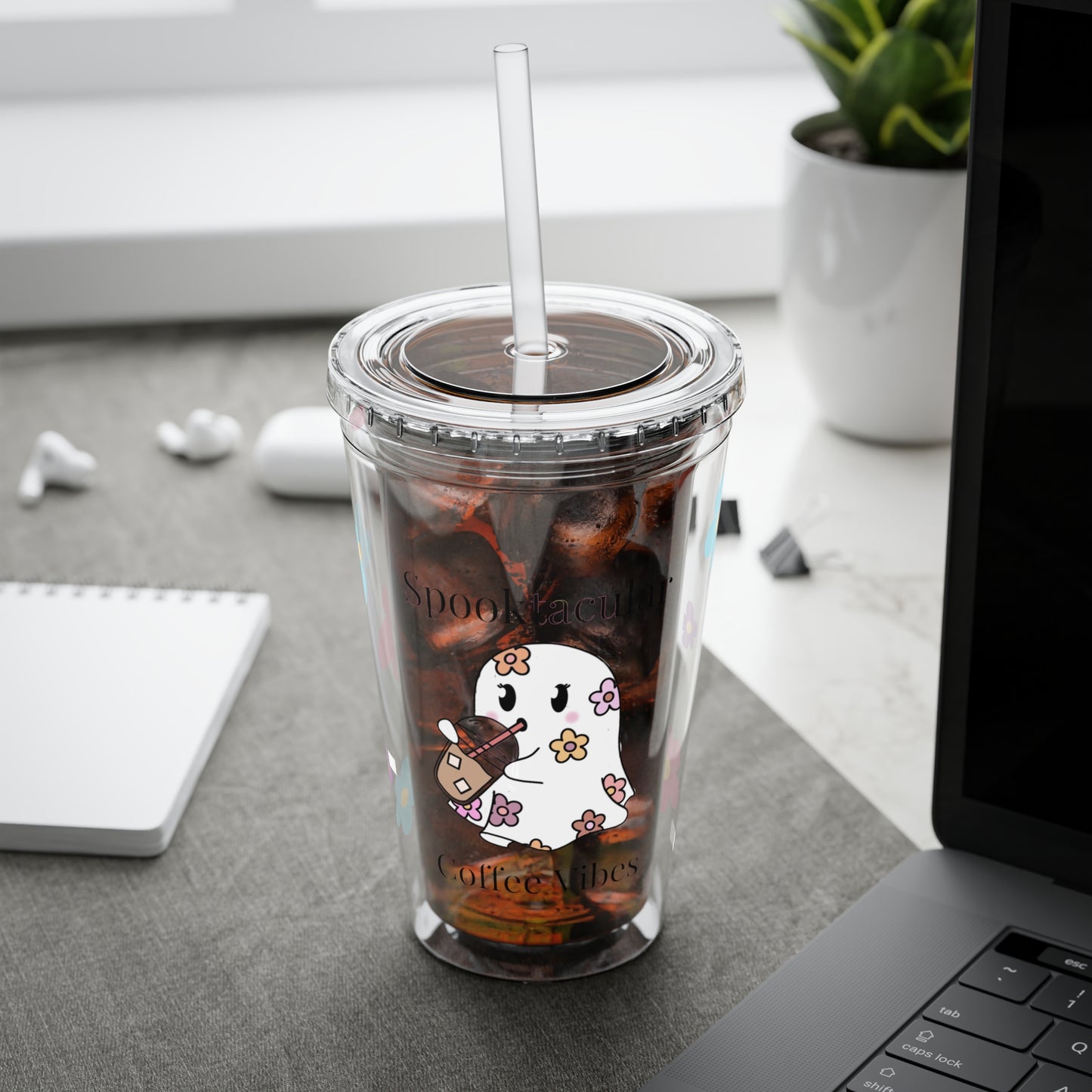 Boo-tiful Brew Plastic Tumbler