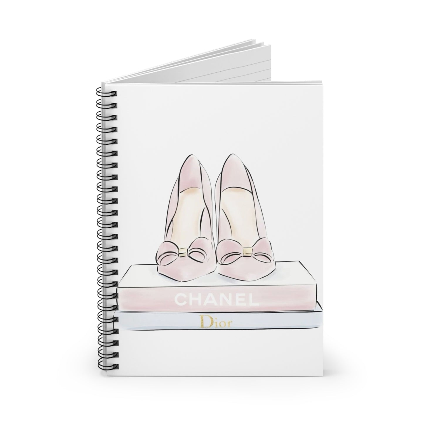 Designer Shoes Spiral Notebook