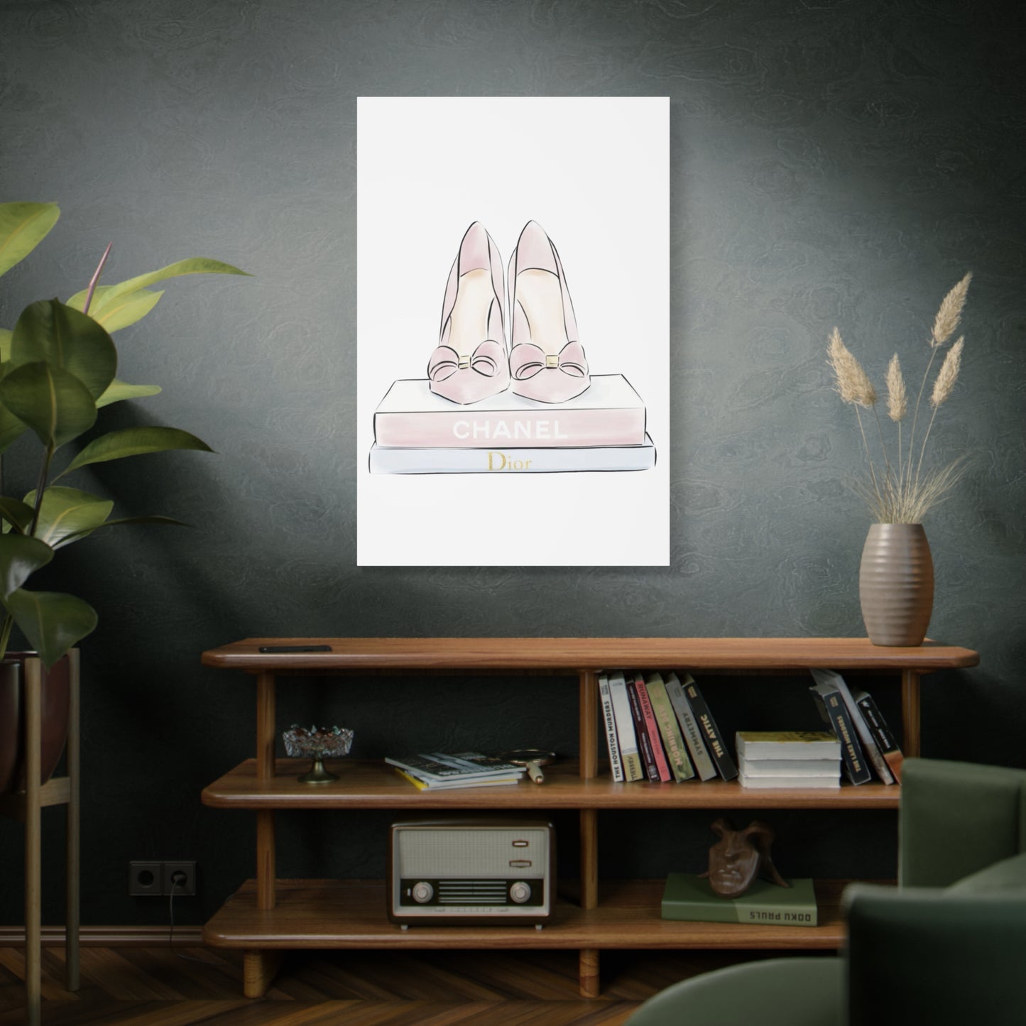 Canvas Art Print - Designer Shoes