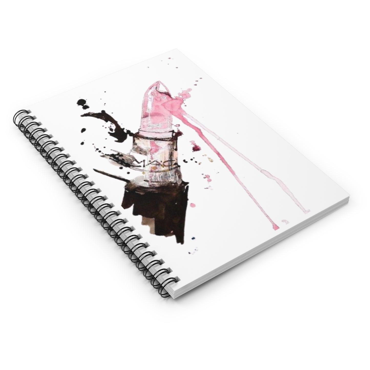 mac Lipstick Spiral Notebook