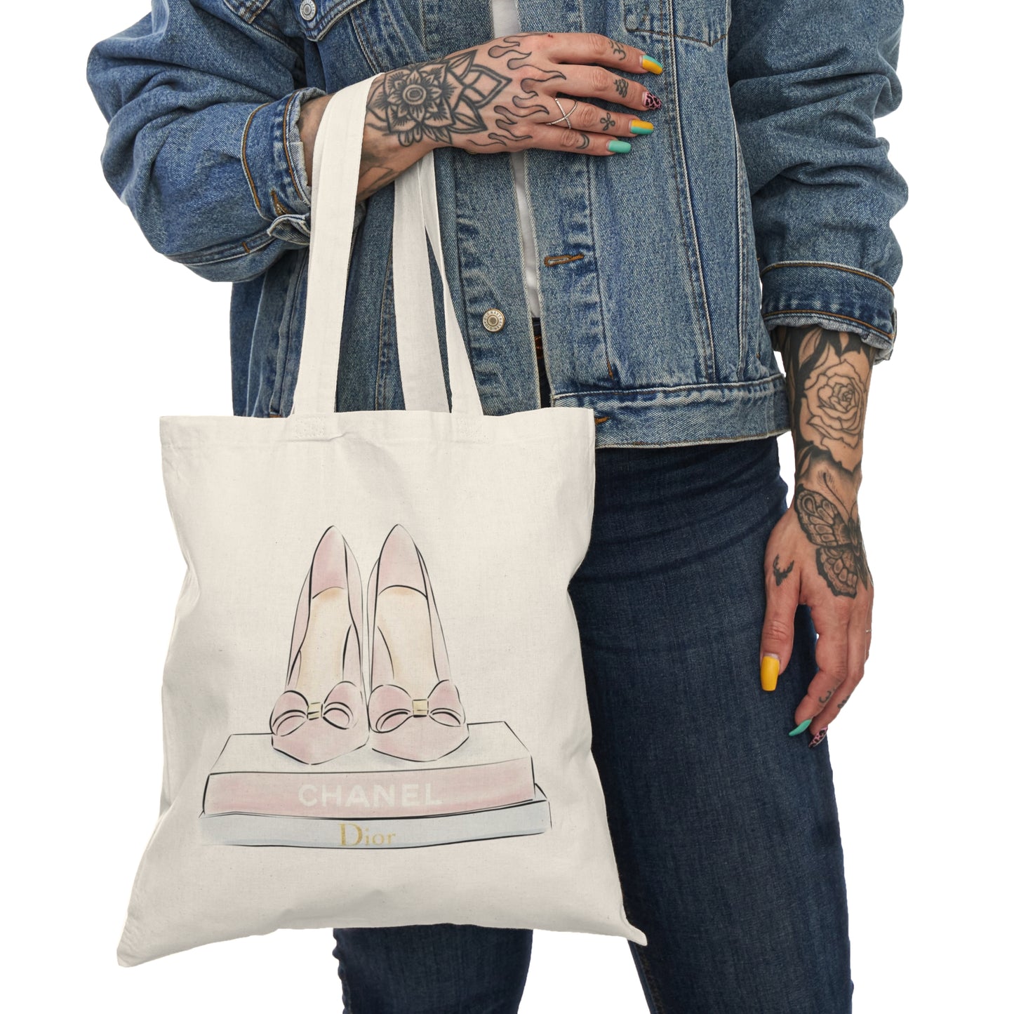 Designer Shoes Tote Bag