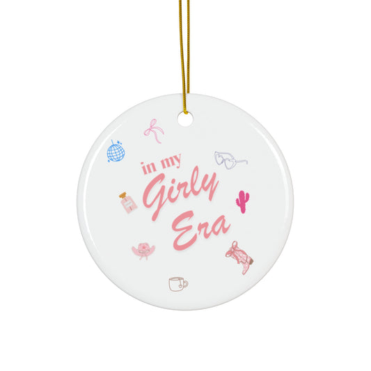 Girly Era Ceramic Ornament