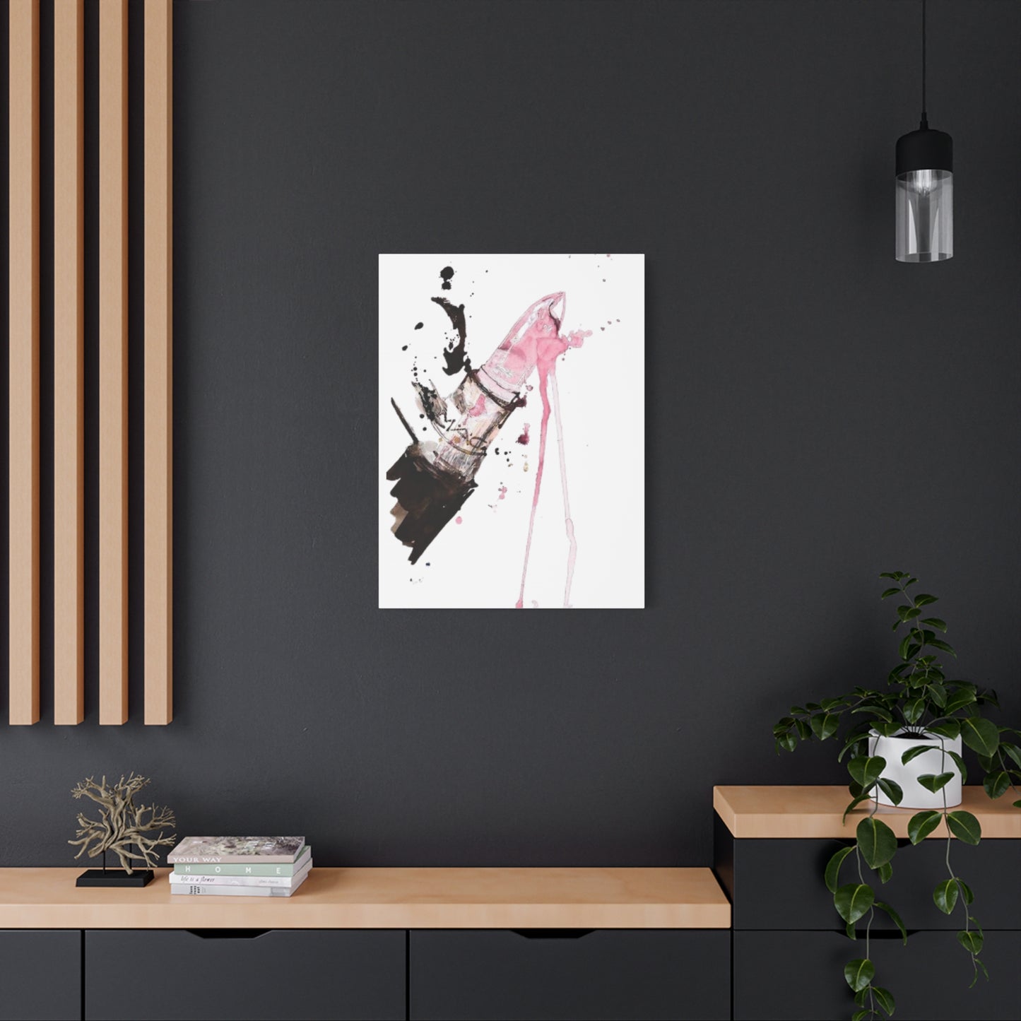 Canvas Art Print - mac Lipstick