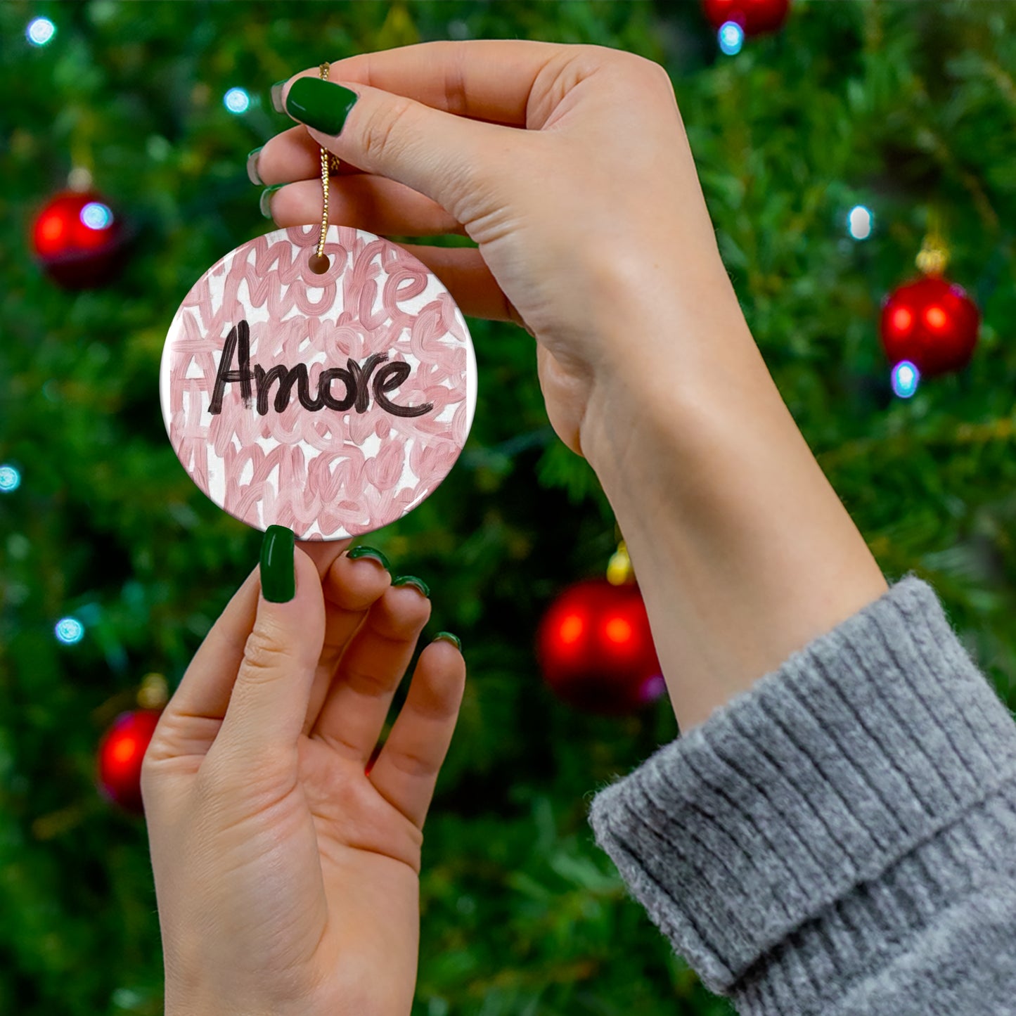 Amore Ceramic Ornament