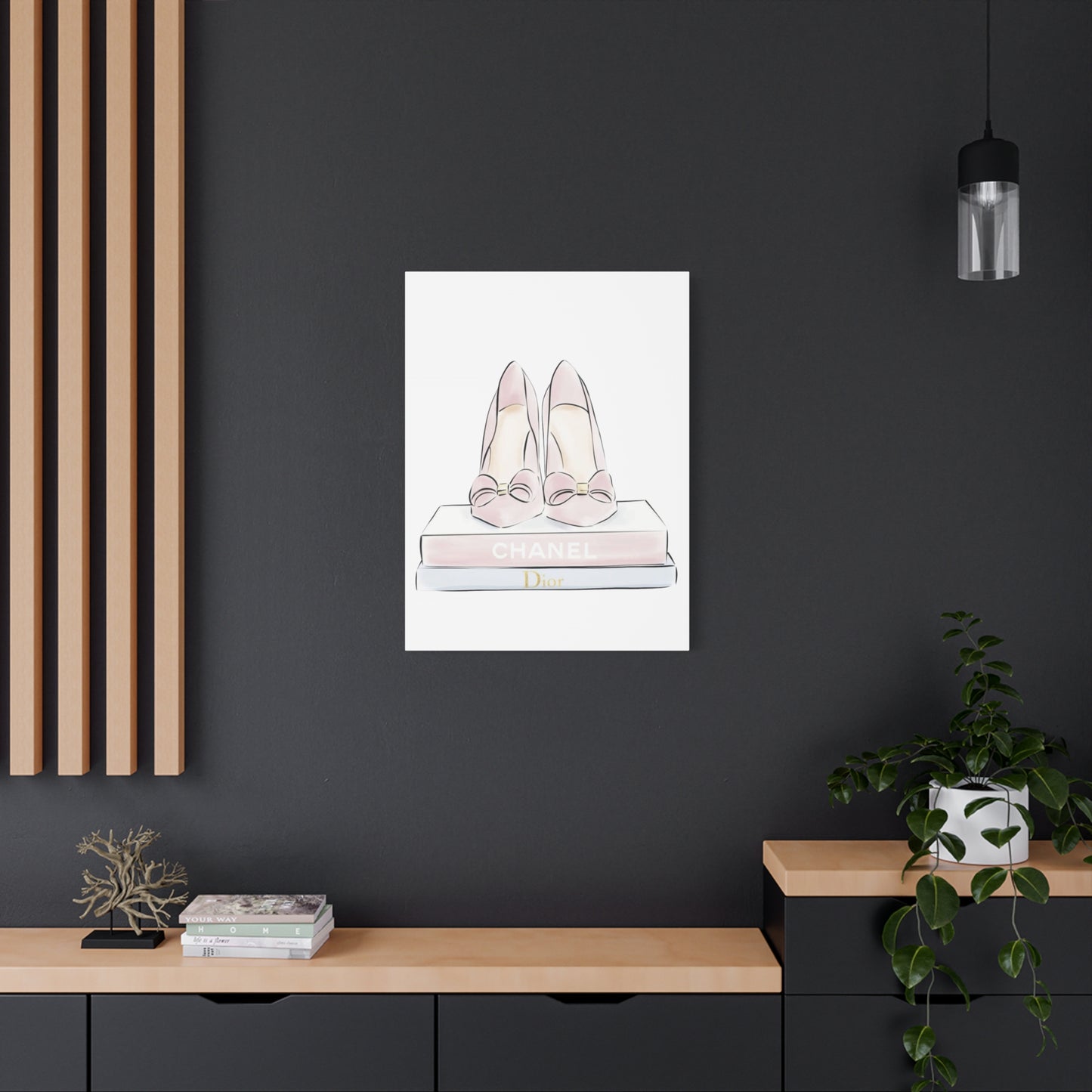 Canvas Art Print - Designer Shoes