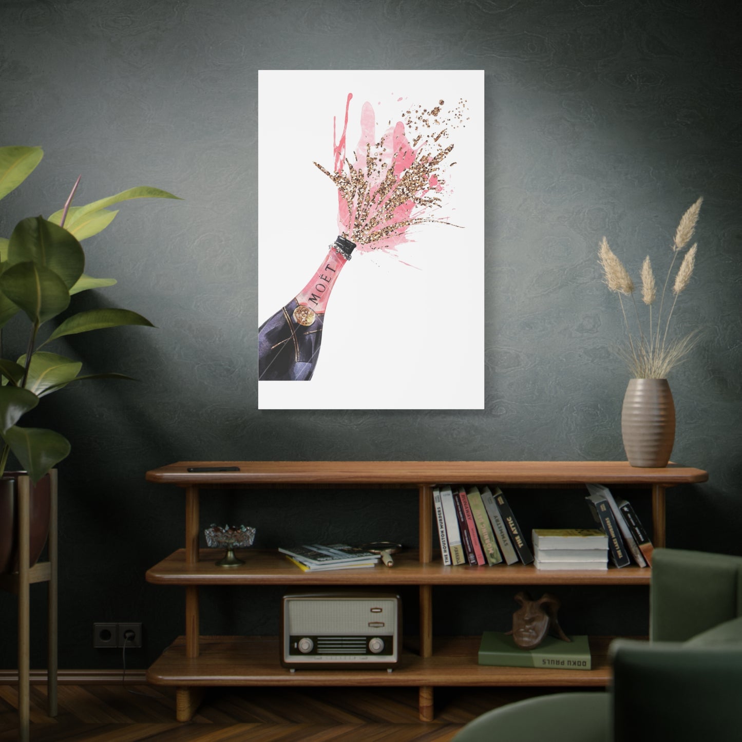 Canvas Art Print - Champagne Pop