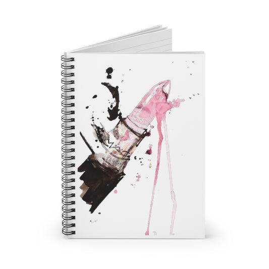 mac Lipstick Spiral Notebook